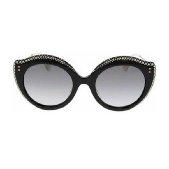 Gucci Cat Eye Sunglasses w / swarovski crystals - Picture 1 of 5